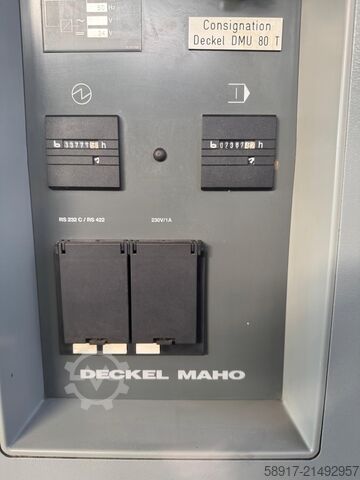 4-assig bewerkingscentrum DECKEL MAHO tnc 430 DMU 80T 4axes