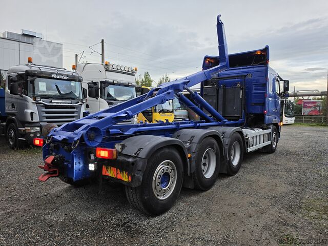 Kamion s kipom s pomičnim kontejnerom VOLVO FH-440 8x4 Lift+Lenk HIAB Multilift Blat