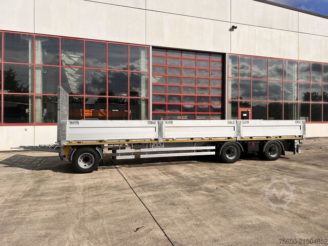 Avoperävaunu Möslein T 3 Plato 9 m  3 Achs Jumbo- Plato- Anhänger 9 m, Mega