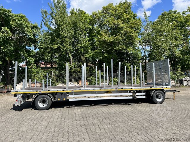 Avoperävaunu Möslein T 2 Plato 7,60 m  2 Achs Jumbo- Plato- Anhänger Mega