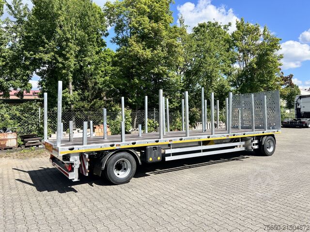Avoperävaunu Möslein T 2 Plato 7,60 m  2 Achs Jumbo- Plato- Anhänger Mega