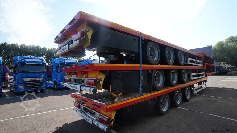 半低装载机 Reistreyler 3 axle semi low loader