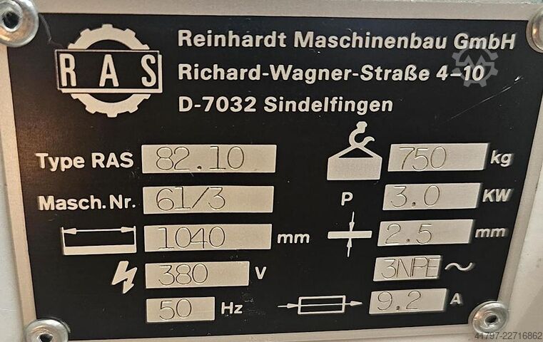 Tafelschere RAS 82.10 RAS 82.10