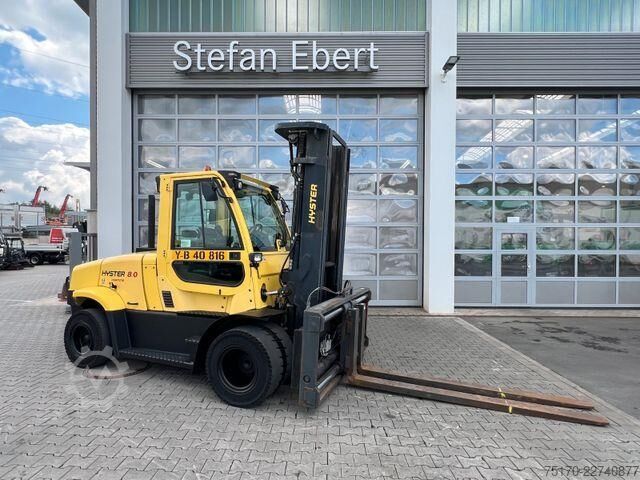Forklift Hyster H8.0 FT9 / nur 1.426h! / Triplex: 5,52m / ZVG