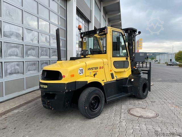  Hyster H8.0 FT9 / nur 814h! / Triplex: 5,52m / ZVG