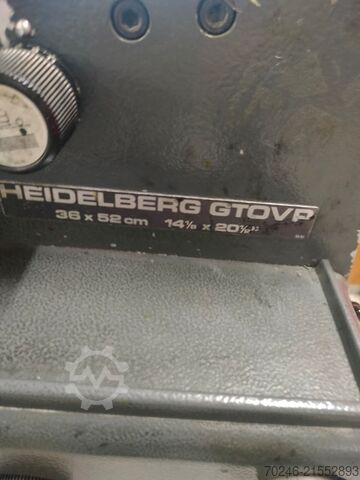 Mașină de tipărit offset Heidelberg GTOVP 52