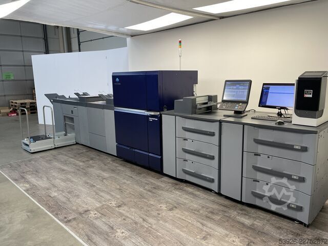 Mesin cetak digital Konica Minolta AccurioPress C14000 incl. Paperdeck, Finisher and Fiery