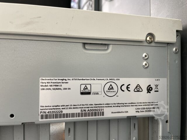 Mesin cetak digital Konica Minolta AccurioPress C14000 incl. Paperdeck, Finisher and Fiery