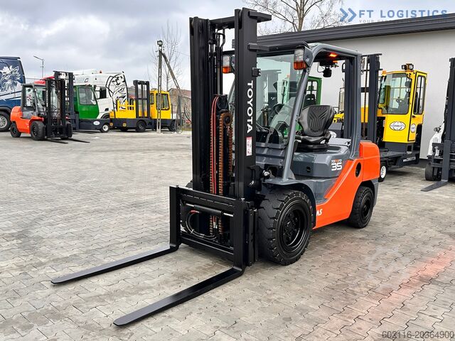 4-hjulig gaffeltruck Toyota 52-8FDJF35 / DIESEL / 2016 / 2096 HOURS