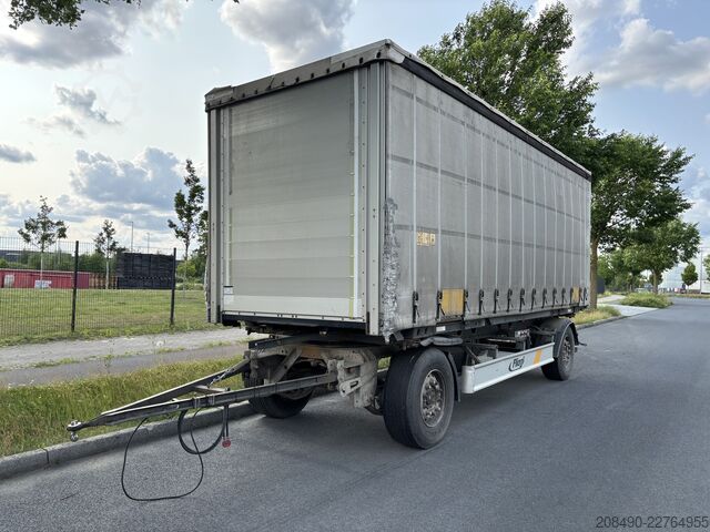 フラットベッド付きスライディングカーテンサイドの交換式車体 FLIEGL BDF Schiebplane ,Drehschemel