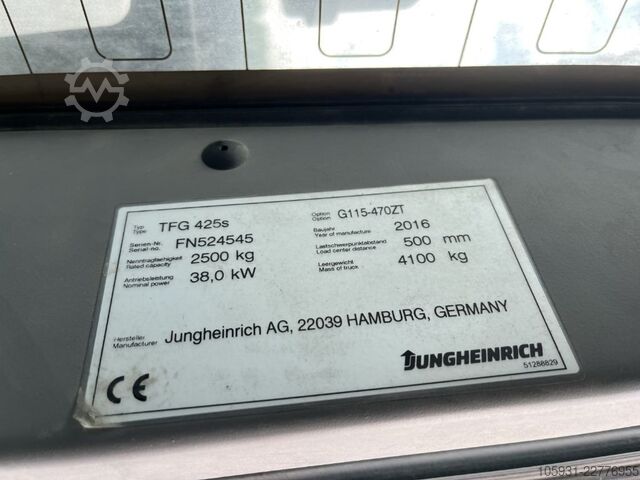 LPG-vorkheftruck Jungheinrich TFG425s