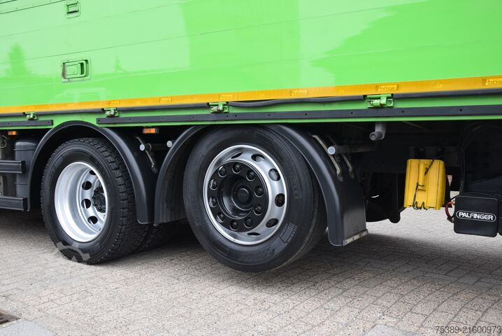 รถบรรทุกเครื่องดื่ม Daf CF 410 Böse Schwenkwandkoffer 7,10mLBW 2Ton