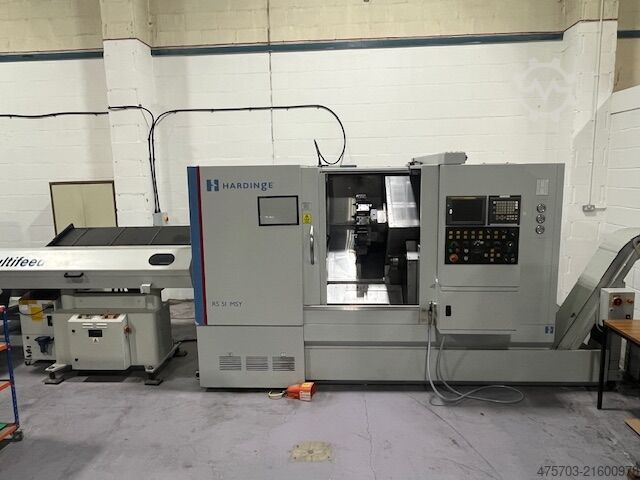 Centro de torneamento e fresagem CNC HARDINGE RS 51 MSY