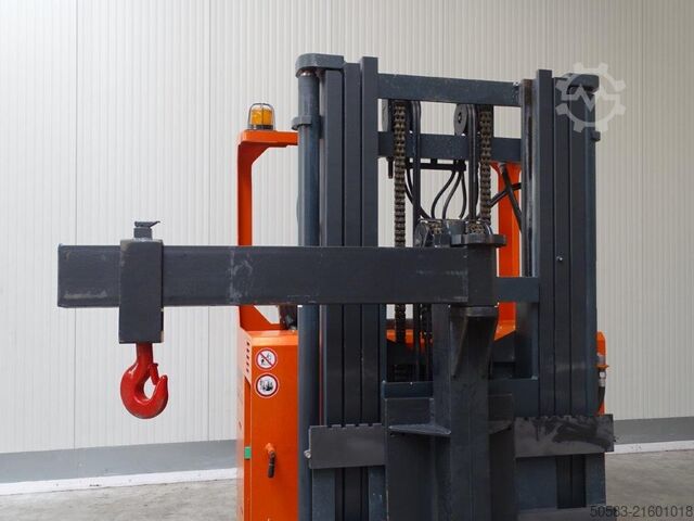 Chariot à mât rétractable Dimos QUERSITZ-STAPLER EQS4542FU - TRIPLEX