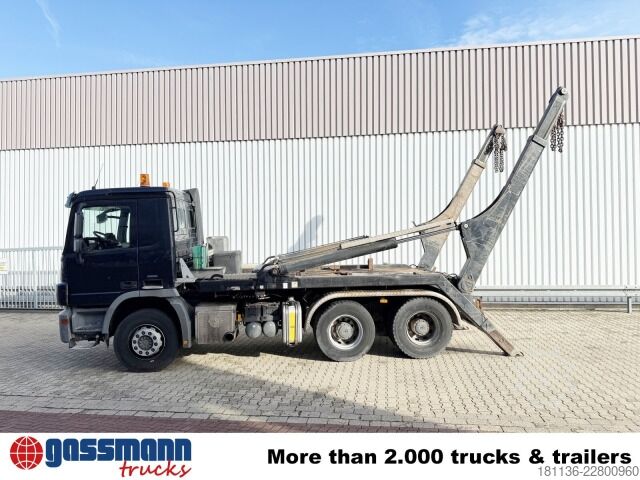 Camion benne Mercedes-Benz Actros 2641 K 6x4, Tele-Absetzanlage, Funk