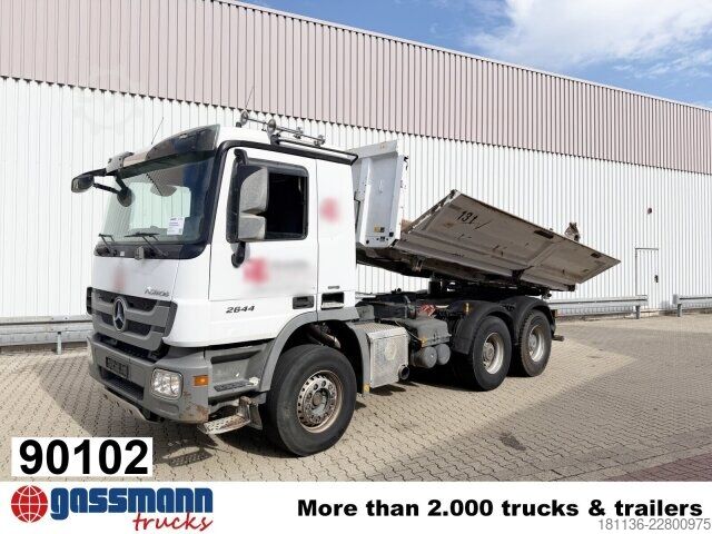Camión volquete Mercedes-Benz Actros 2644 K 6x4, Bordmatik