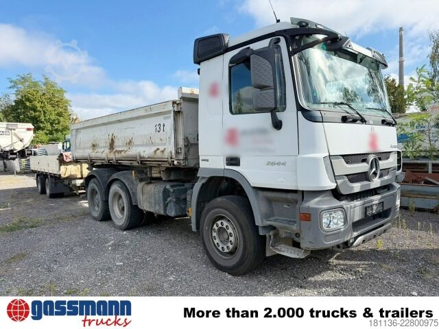 Camión volquete Mercedes-Benz Actros 2644 K 6x4, Bordmatik