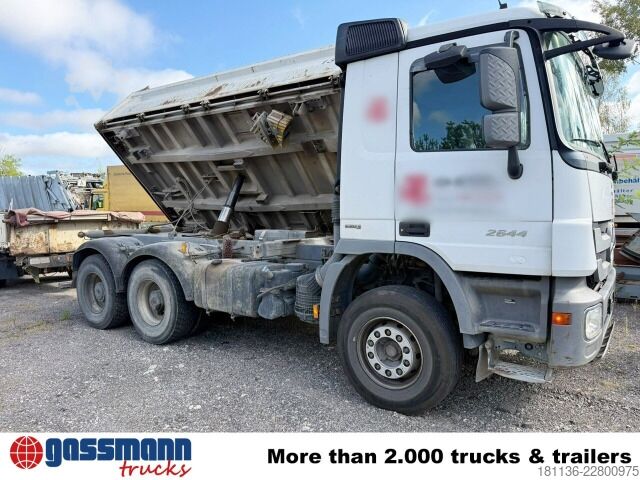 Camión volquete Mercedes-Benz Actros 2644 K 6x4, Bordmatik