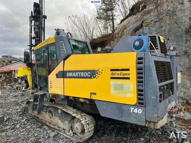 Земляная бурильная машина Atlas Copco Flexiroc T40-11 drilling rig w/2540 hammer, CME gr