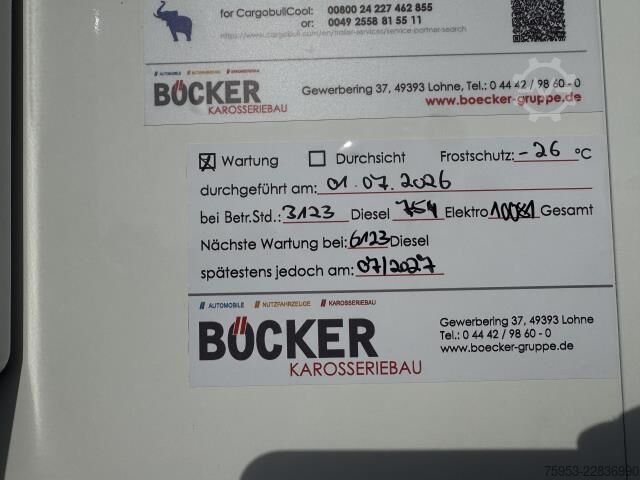 Semi-reboque frigorífico Schmitz Cargobull SKO 24 Bitemp Multitemp Vector HE 19mt Doppelstock