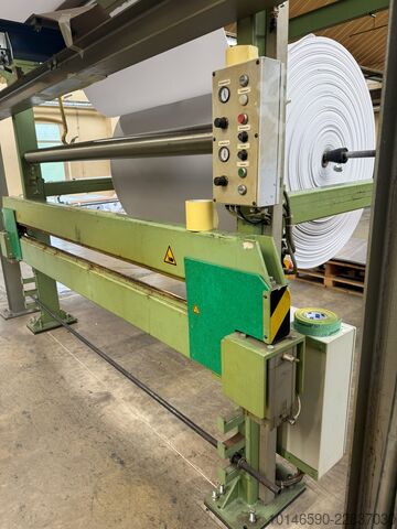 Linjë Laminimi me Flakë, Gjerësi Pune 2,000 mm Schmitt Maschinen Duplex flame lamination line