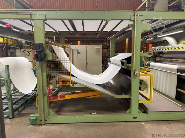 Linjë Laminimi me Flakë, Gjerësi Pune 2,000 mm Schmitt Maschinen Duplex flame lamination line
