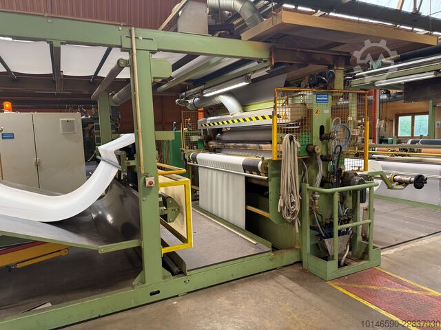 Linjë Laminimi me Flakë, Gjerësi Pune 2,000 mm Schmitt Maschinen Duplex flame lamination line