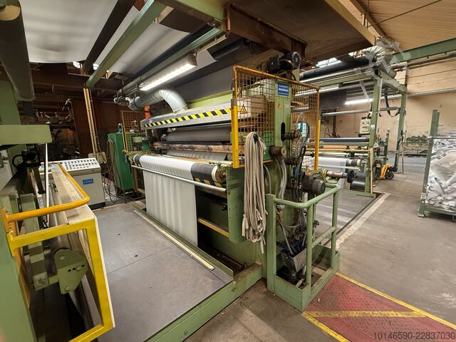 Linjë Laminimi me Flakë, Gjerësi Pune 2,000 mm Schmitt Maschinen Duplex flame lamination line