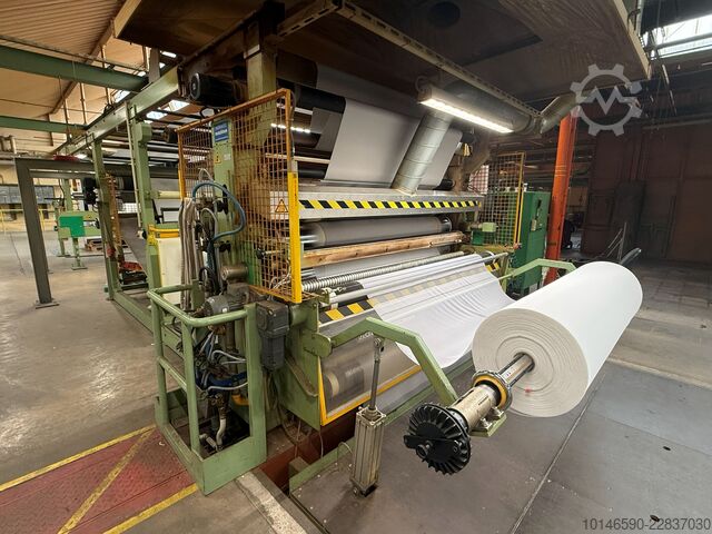 Linjë Laminimi me Flakë, Gjerësi Pune 2,000 mm Schmitt Maschinen Duplex flame lamination line