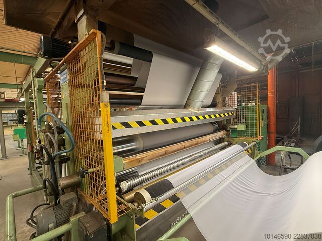 Linjë Laminimi me Flakë, Gjerësi Pune 2,000 mm Schmitt Maschinen Duplex flame lamination line