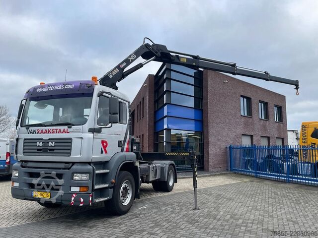 SZM סטנדרטי MAN TGA 18.310 Hiab 166 E-3 HIDUO Crane-Kran + Remo...