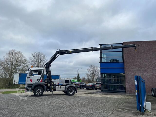 SZM סטנדרטי MAN TGA 18.310 Hiab 166 E-3 HIDUO Crane-Kran + Remo...