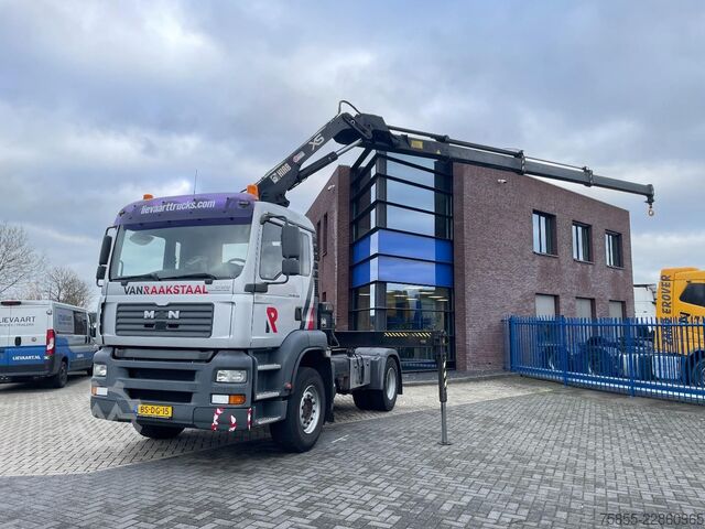 SZM סטנדרטי MAN TGA 18.310 Hiab 166 E-3 HIDUO Crane-Kran + Remo...
