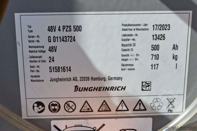 Viljuškar Jungheinrich EFG215 Batterie Bj2023