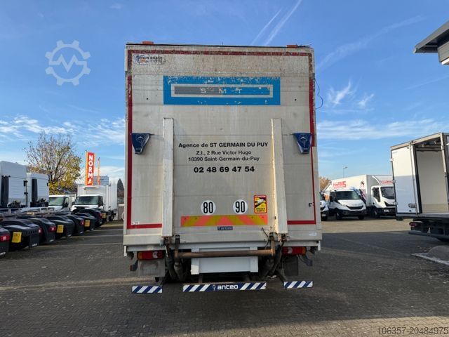 Flatbed truck with tarp IVECO Eurocargo 190EL32/P Schiebeplane E6 LBW 2200kg