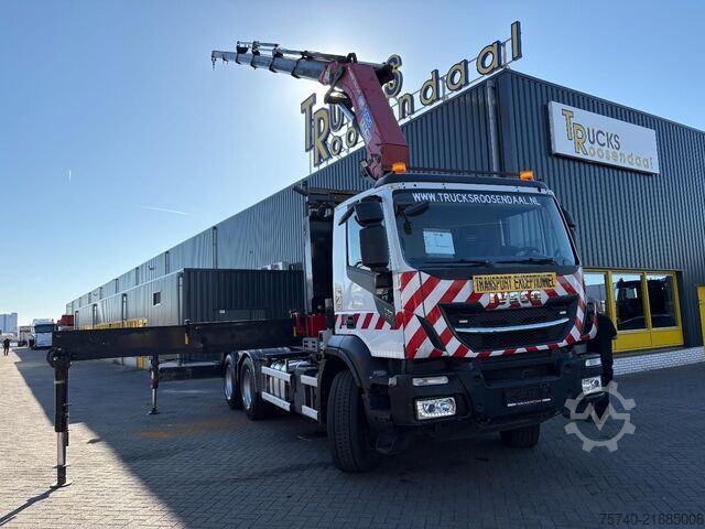 起重卡车 Iveco Stralis 420 X-WAY + HMF 5020K-RCS 6x TREKKER + ...
