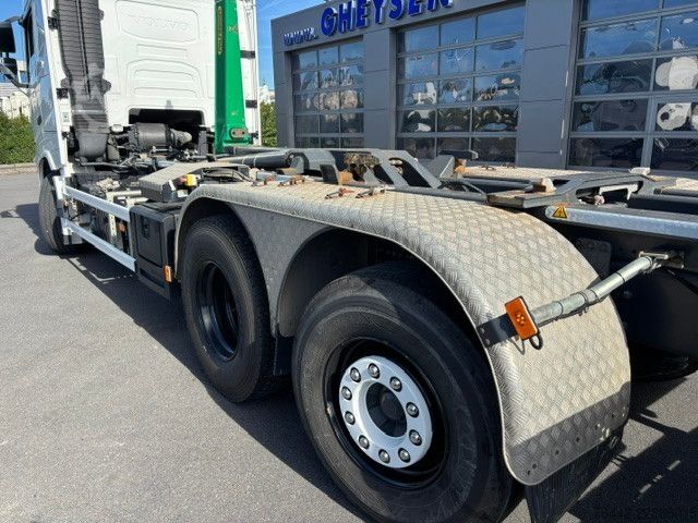 รถบรรทุกขนถ่ายตู้คอนเทนเนอร์แบบตะขอ (roll-off) VOLVO FH420-6X2/4-MOTORSEITIG-KFZ BRIEF-TOP
