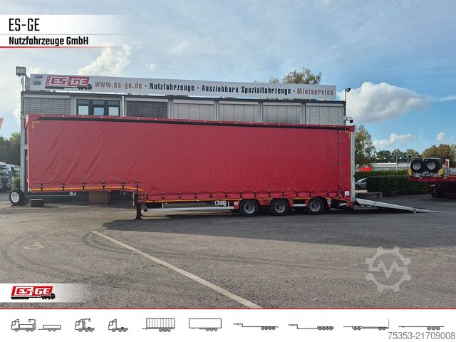 로우로더 반트레일러 FAYMONVILLE MAX Trailer MAX100 Semi-Tieflader Planenaufbau