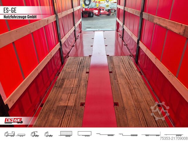 로우로더 반트레일러 FAYMONVILLE MAX Trailer MAX100 Semi-Tieflader Planenaufbau