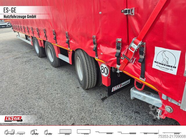 로우로더 반트레일러 FAYMONVILLE MAX Trailer MAX100 Semi-Tieflader Planenaufbau