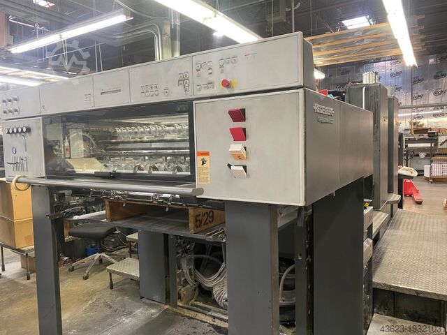 Offset printing machine Heidelberg SM 102-2 P