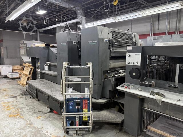 Offset printing machine Heidelberg SM 102-2 P