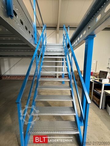 Plataforma de almacenamiento 10x10m Lagerbühne , Belastung : 500kg/qm Unterkante: 3m ,ca. 100qm , Systembühne