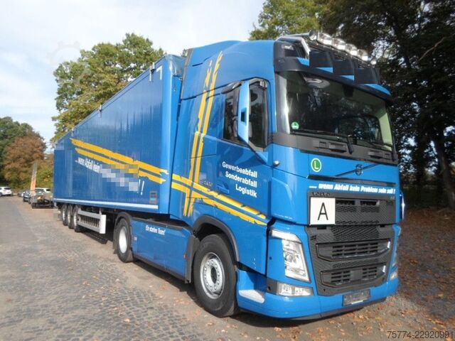 وحدة جرار قياسية VOLVO FH 500/ Knapen Walkingfloor 93 m3
