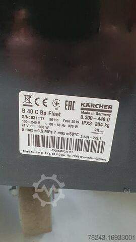 Scrubber dryer Kärcher B 40 C Bp Fleet