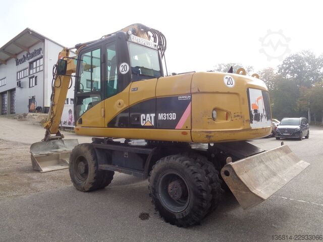 Mobilbagger CATERPILLAR M313D Klima Greifer SW