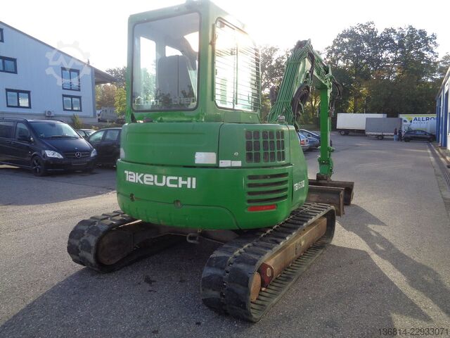 Minibagger TAKEUCHI TB153FR 3xLöffel Helac Powertilt