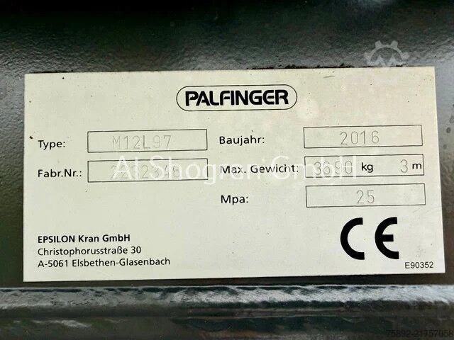Timber transporter Volvo FH 500 6x4 / Palfinger M12L97 / Eu6