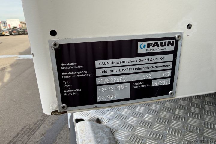 Garbage truck Scania G440 6x2 Faun / Swiss-Vehicle