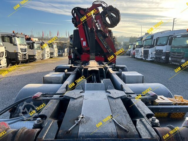 Tovornjak za prevoz tovora telehoist Iveco Stralis 260SY48 Abrollkipper  + KRAN EU6